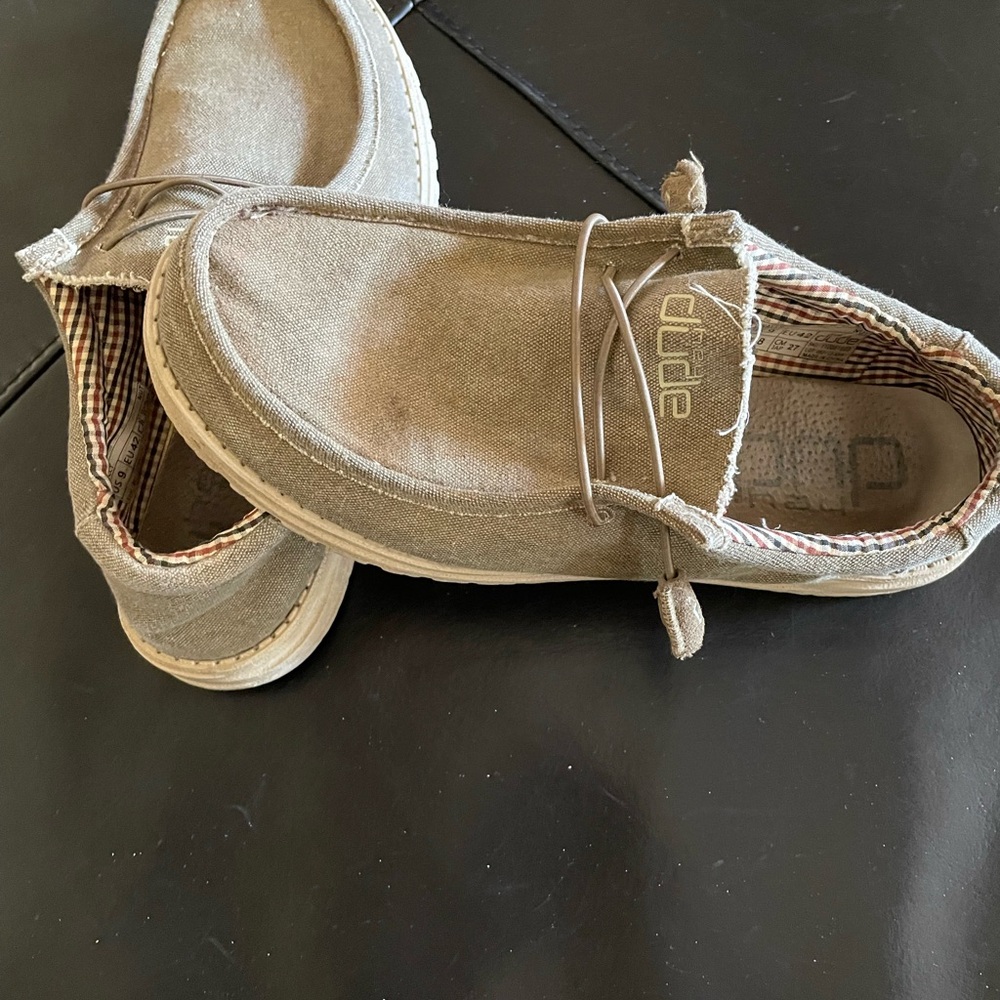 Hey Dude Wally Men’s Light Tan - Picture 3 of 7